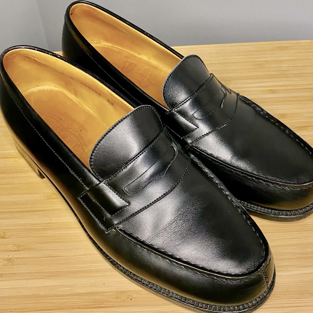 JM Weston Women’s 180 Black Loafer
